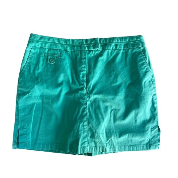 BAY STUDIO, SIZE 10, SKORT, GREEN, 5 POCKETS - Picture 1 of 5